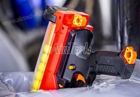Arena de Batalla Inflable para Pistolas Nerf, Obstáculos de Laser Tag con Sistema de Juego Interactivo y Chaleco de Ataque