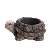 Résine Artisanat Décoration De Jardin Saint Valentin Cadeau Animal Tortue Souris Lapin Pot De Fleurs Plantation Fleurs figure animale