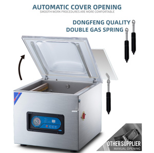 Máquina Selladora al Vacío Profesional para Cocina Central, Modelo DZ400 de Sobremesa con Inyección de Gas, Selladora de Alimentos al Vacío con Aire Suave, Logotipo OEM - Product Image 4