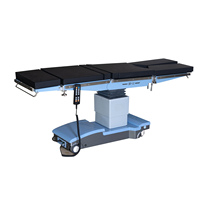 Table d'opération électrique hydraulique MT Hospital avec plateaux interchangeables pour tête et pieds, table chirurgicale hydraulique double pour blocs opératoires multi-services