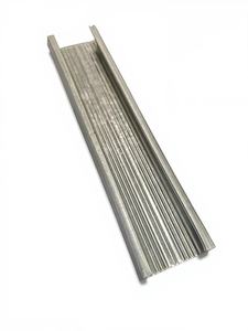 Baja ringan Keel Papan gipsum <span class=keywords><strong>Drywall</strong></span> bingkai profil baja kancing logam untuk sistem partisi Saluran U - Product Image 4