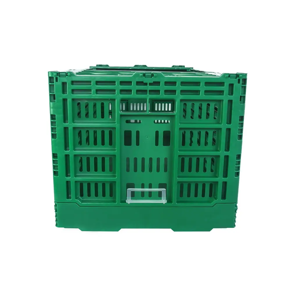 wholesale fresh flower crate 39.37"x15.7"x13.38" plastic collapsible storage crates for flower transportation