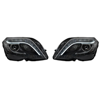 Pour la conversion Mercedes-Benz GL en GLS : Ensemble complet de phares à LED avec feux de jour