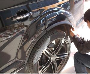 Moulures de garde-boue de passage de roue Q7 en matériau premium, garniture de spoiler, sourcils de roue latéraux pour <span class=keywords><strong>Audi</strong></span> Q7 4l 07-15 - Product Image 2