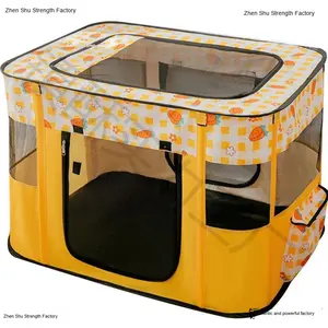 Lit isolant à fermeture à bouton de grande capacité pour chats enceintes chiens chat chien maternité lit de maternité fermé Cages pour animaux de compagnie - Product Image 4