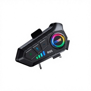 Casco de Motocicleta R9S de la Marca RNG <span class=keywords><strong>para</strong></span> Auriculares, Impermeable, a Prueba de Polvo, con Iluminación RGB Externa, Brillante - Product Image 1