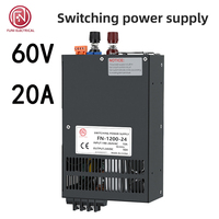 Alimentation à découpage haute puissance 60V 20A 1200W pour équipement d'automatisation industrielle et de commande de moteurs