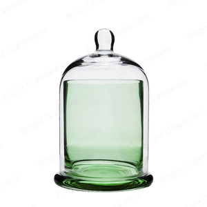 Lọ đựng nến hình chuông thủy tinh bóng, kiểu dáng tròn, dùng làm nến thủ công - Product Image 4
