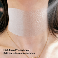 Masque pour le cou au collagène dissolvable liftant et raffermissant, technologie de nanofibres, nourrit en profondeur la peau du cou, fournisseur en gros de marques privées OEM