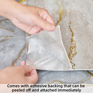 Patch de carrelage PVC YC moderne, imperméable et anti-salissure, pour rénovation murale de salon, chambre et fond TV, fond <span class=keywords><strong>opaque</strong></span> épaissi 30 - Product Image 4