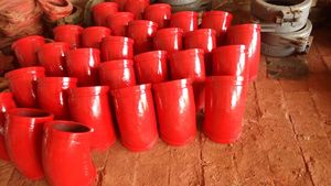 Coudes de tuyau de pompe à béton / Courbures <span class=keywords><strong>R500</strong></span> 90D - Product Image 3