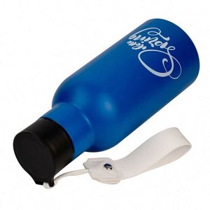 Bouteille d'eau isotherme à double paroi en acier inoxydable avec logo personnalisé - Product Image 4