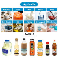 Machine d'embouteillage automatique électrique de bureau pour mascara crème cosmétique lotion pâte boissons remplissage d'huile capsulage et étiquetage