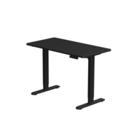 Bureau de jeu standard AOKE avec éclairage LED RVB pour ordinateur, PC, bureau, table de jeu, bureau relevable