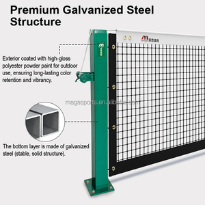Il telaio a rete per Pickleball fisso a terra è facile da installare, adatto per campi da tetto e campi da Pickleball interni ed esterni - Product Image 2