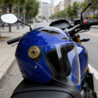 Casques de moto demi-face en PP, vente en gros, personnalisables avec logo, fabrication sur mesure