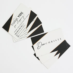 Tarjetas <span class=keywords><strong>de</strong></span> agradecimiento baratas para negocios, tarjetas <span class=keywords><strong>de</strong></span> felicitación personalizadas con impresión <span class=keywords><strong>de</strong></span> logotipo - Product Image 3