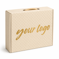Caja de Cartón Corrugado Reciclable, Embalaje de Papel Sostenible con Diseño de Bajo Contenido Plástico, Cumple con la Normativa EU PPWR, para Envíos de Comercio Electrónico