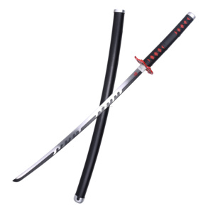 <span class=keywords><strong>Épée</strong></span> Katana de pulvérisation de précision pour Cosplay Anime <span class=keywords><strong>épée</strong></span> de blanchiment démon tueur Kamado <span class=keywords><strong>Tanjiro</strong></span> lame de bambou bois matière plastique - Product Image 1