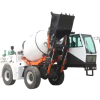 Caminhão de espessura de cimento, caminhão automático de concreto 2m3 de cimento, misturador de cimento, min com 0.5 m3 de balde