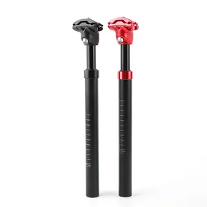 Tige de selle compte-gouttes <span class=keywords><strong>vtt</strong></span> réglable en alliage d'aluminium amortisseur tige de selle de vélo de route vente en gros - Product Image 1