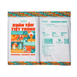Toalla de Playa Rectangular con Estampado Tropical Kawaii para Adultos, Toallas de Baño Desechables Personalizadas de Tela No Tejida para Piscina y Resort - Product Image 1