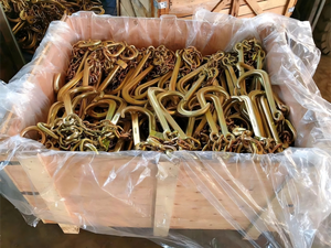 Xích kéo xe tải bằng thép hợp kim mạ vàng <span class=keywords><strong>G70</strong></span>, siêu bền, đạt chứng nhận CE ISO - Product Image 4