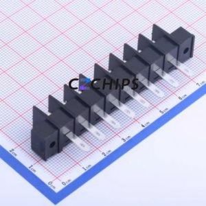 KF25HM-7.62-8P Barrier Terminal Block Through hole Component (THT),P=7.62mm Connector Two Sides 7.62mm 1x8P Straight Pin - Product Image 2