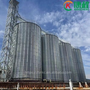 4000 tấn hạt Thép Silo mạ kẽm đáy phẳng lưu trữ bin bền số lượng lớn lúa mì ngô gạo Silo để bán - Product Image 3