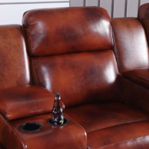 <strong>2026</strong> <strong>New</strong> Supplier Hot Selling Leisure Adjustable Top Grain Leather Electric Private Cinema <strong>Recliner</strong> Home Theater Sofa - Product Image 5