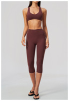 Ensemble de yoga 6 pièces pour femme : Leggings push-up extensibles 4 directions, hauts d'entraînement ajustés, soutien-gorge de sport dos croisé, vêtements de fitness pour la gym