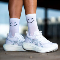 Chaussettes de compression sportives personnalisées haute performance avec logo sur mesure pour le cyclisme et la course à pied, chaussettes de sport rembourrées pour hommes