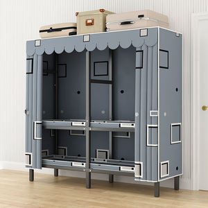 Armario plegable de Metal de alta calidad, Instalación rápida, para dormitorio, fábrica - Product Image 6