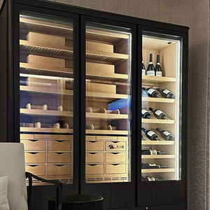 Contrôle d'humidité de cabinet à deux zones sur mesure <span class=keywords><strong>pour</strong></span> l'âge du cigare et la gestion de la température <span class=keywords><strong>pour</strong></span> la <span class=keywords><strong>cave</strong></span> à <span class=keywords><strong>vin</strong></span> - Product Image 1