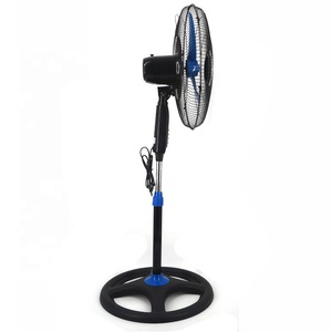 Condensador 3 azul hojas base de Cruz de metal de 18 "<span class=keywords><strong>espa</strong></span>Ã a clásico ventilador de pie - Product Image 2