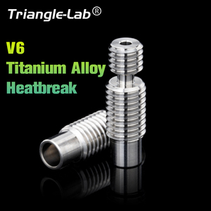 Trianglelab V6 Heatbreak en alliage de titane 1,75 mm, nouveau HOTEND CHC VOLCANO, résistance à l'usure en fibre de carbone, accessoire d'imprimante 3D, 6 mois - Product Image 3