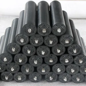 HDPE conveyor idler rollers different with steel idlers
