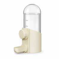 Bouteille d'eau pour petits animaux 100ml 150ml transparente anti-fuite pour oiseaux et hamsters avec échelle visible à fixer sur la cage