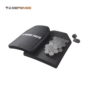 Plaques en céramique d'alumine de grande taille 11*14 Hard III IV 3 4 pour panneaux tactiques de protection, gilets pare-balles, flancs et ceintures - Product Image 1