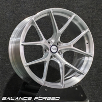 Jantes en alliage forgées monobloc SRIM argentées brossées et polies 5x120 5x112 5x114.3, jantes personnalisées 18 19 20 21 22 23 pouces pour voiture