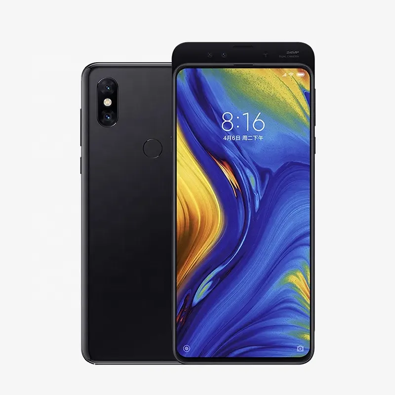 Xiaomi एम आई मिश्रण 3 mobilephone mix3 मोबाइल फोन के लिए Xiaomi स्मार्टफ़ोन 6 + 64GB 6.39 ''855 मोबाइलों