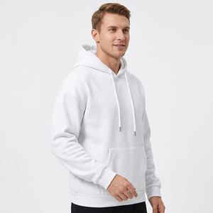 New Latest Design Heavyweight <b>Men</b> <b>Thermal</b> Hoodies High Quality Rhinestone Custom 100% Cotton Winter Casual Waterproof - Product Image 4