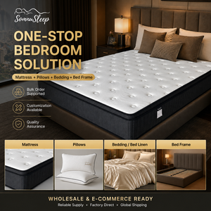 Matelas pour lit, tailles Twin, Queen et King |   Matelas en mousse à mémoire de forme compressée avec ressorts ensachés pour chambre à coucher, livré en boîte - Product Image 3