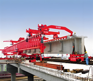 آلة تشييد جسر عالية الطريق لتشييد العوارض الخرسانية ومعدات السكك الحديدية - Product Image 1