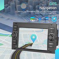 Podofo 4 + 64G 7 ''Android autoradio sans fil Carplay/Android Auto GPS WiFi RDS pour Ford/Transit/Fiesta/Focus/Galaxy/Mondeo/Fusion