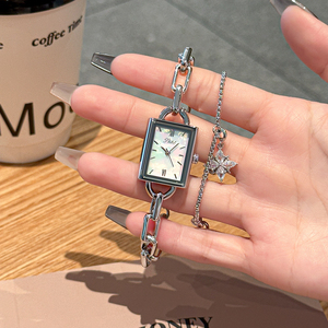 Reloj de Pulsera de Cuarzo Cuadrado de Nuevo Estilo, Diseño Único y Elegante, Reloj de Pulsera para Mujer - Product Image 4