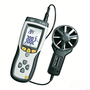 Medidor de Velocidad del Aire Portátil DT 8893 0.4-30m/s, Anemómetro con Termómetro IR sin Contacto - Product Image 3