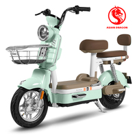 Vélo électrique à deux roues pour personnes âgées, 500W 48V, avec moteur de moyeu arrière à capteur électronique 3 vitesses, longue autonomie, haute vitesse, cadre bas.