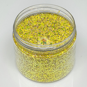 Thủ công Chunky Pet & PBT nhựa & tùy chỉnh Vàng bờ biển CR Shaped Sequins cho thực hiện trang trí nội thất - Product Image 5