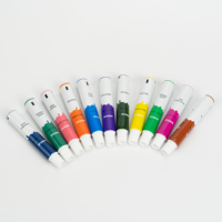 Tube d'emballage en plastique en aluminium souple vide Tube de pigment de peinture à l'huile Tube laminé d'emballage cosmétique rechargeable